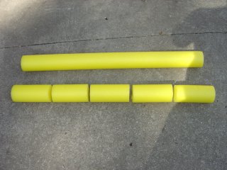 Pool Noodle Cutting